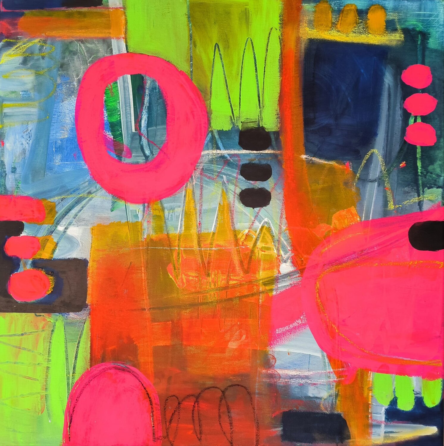 Nature's colors 1 - dittico Thia Path Original painting for sale