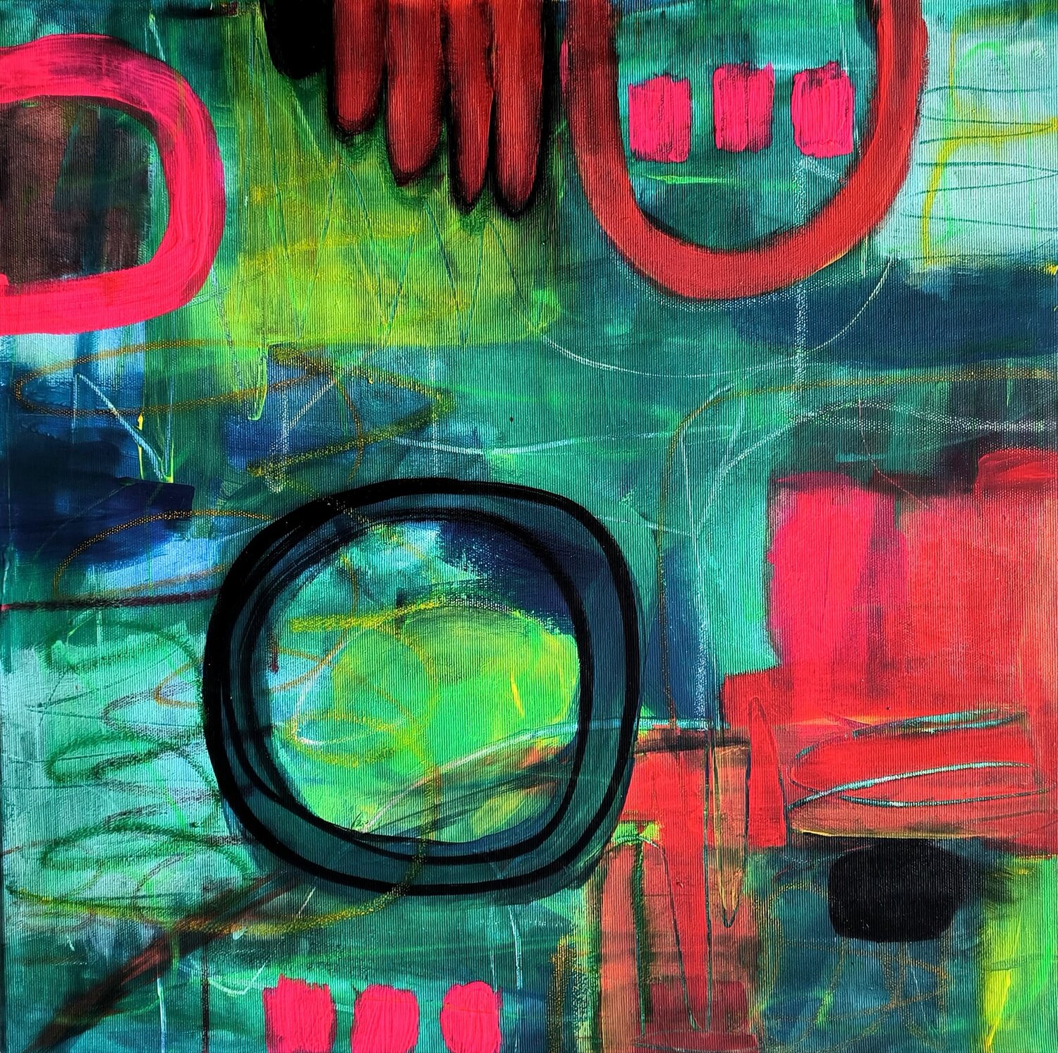Nature's colors 2 - dittico Thia Path Original painting for sale