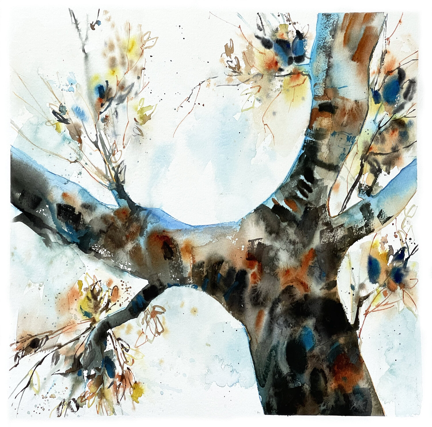Norwegian Wood n.4 Sophia Rodionov Original painting for sale