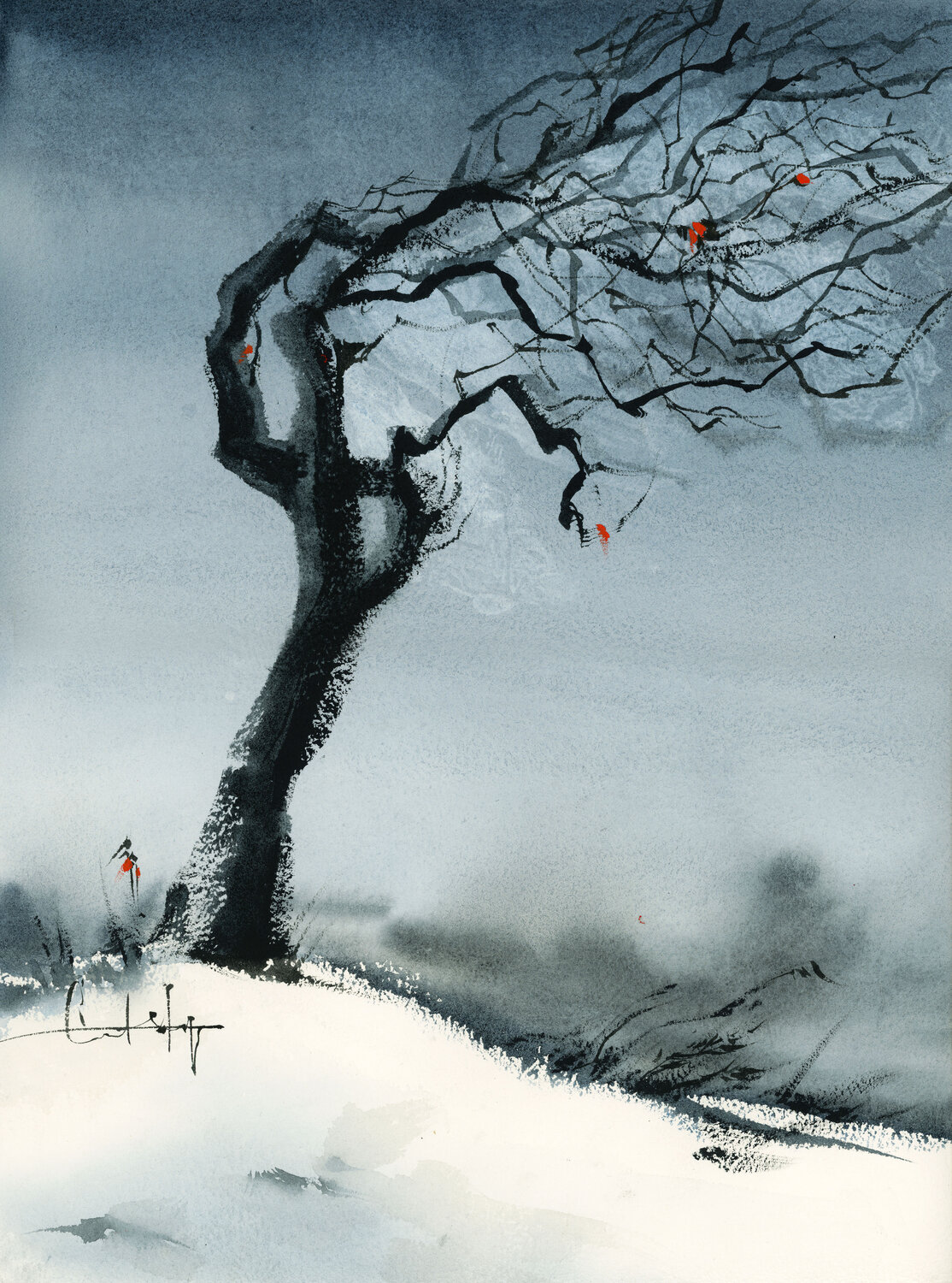 Blown with a Wind Sophia Rodionov Original painting for sale