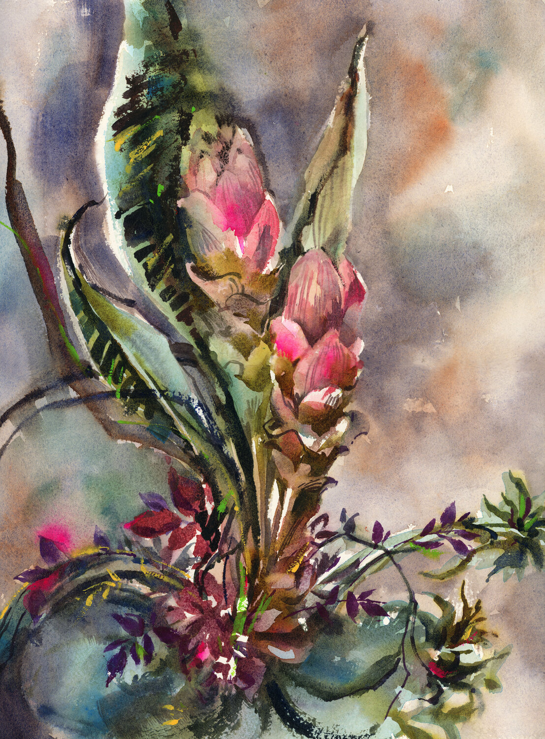 Bouquet Sophia Rodionov Original painting for sale
