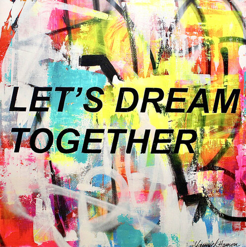 LET'S DREAM TOGETHER by Yannick Hamon, Painting for Sale on Select