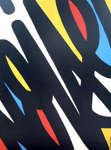Noise Mondrian by Yannick Hamon, Painting for Sale on Select