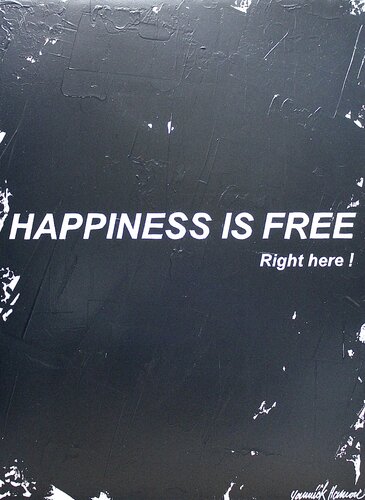 HAPPINESS IS FREE by Yannick Hamon, Painting for Sale on Select