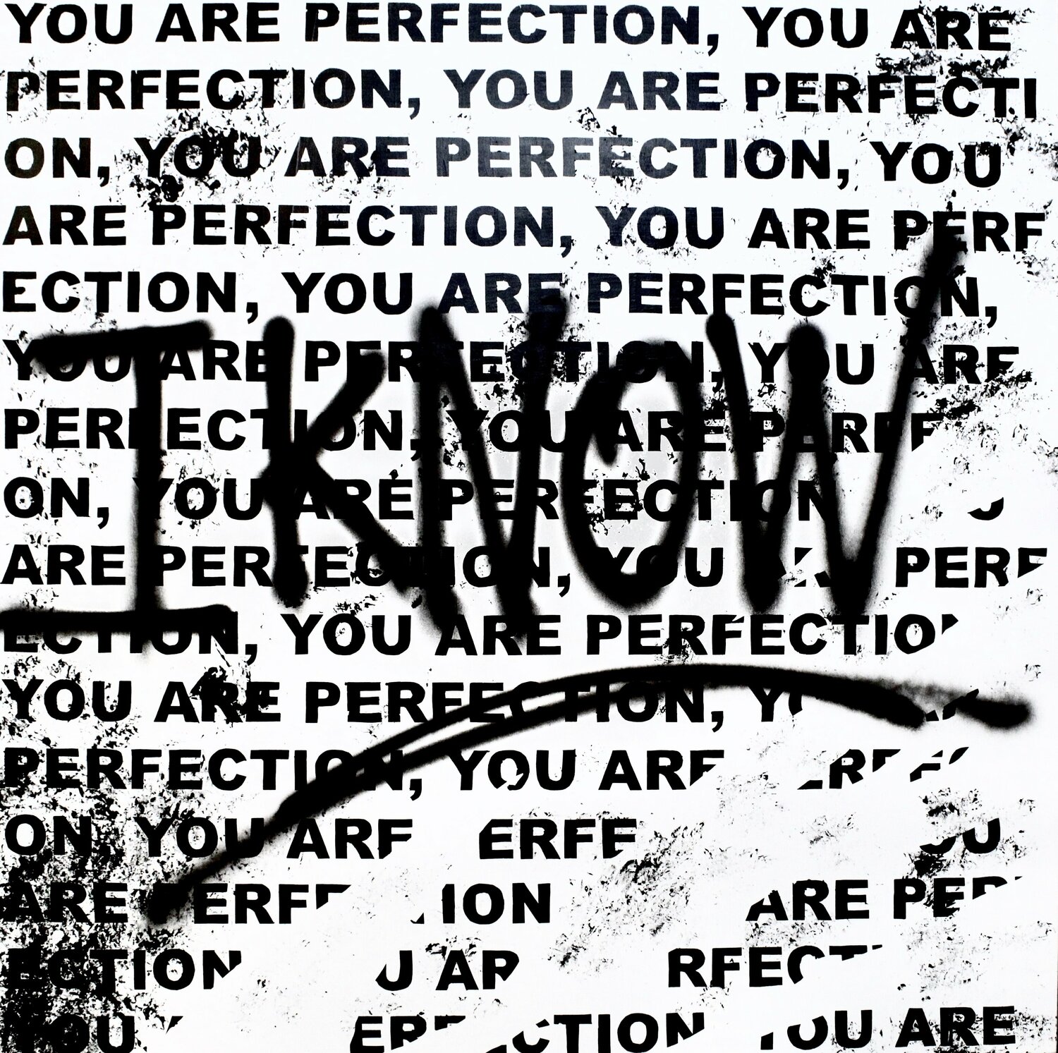 You Are Perfection Yannick Hamon Original painting for sale