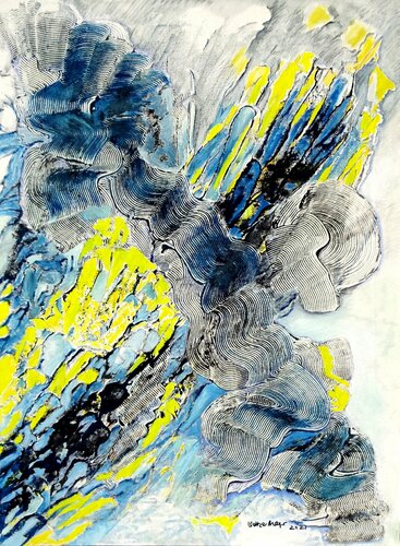 X Marks The Spot by Volker Mayr, Painting for Sale on Select
