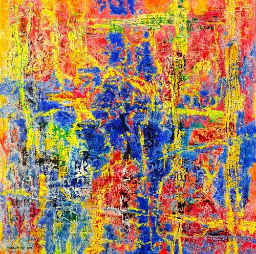 City Lights by Volker Mayr, Painting for Sale on Select