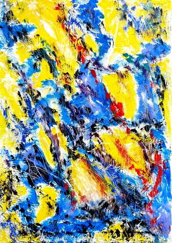 Colour Falls by Volker Mayr, Painting for Sale on Select