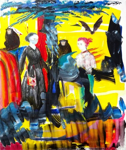 Paradise Lost Once Mor by Volker Mayr, Painting for Sale on Select