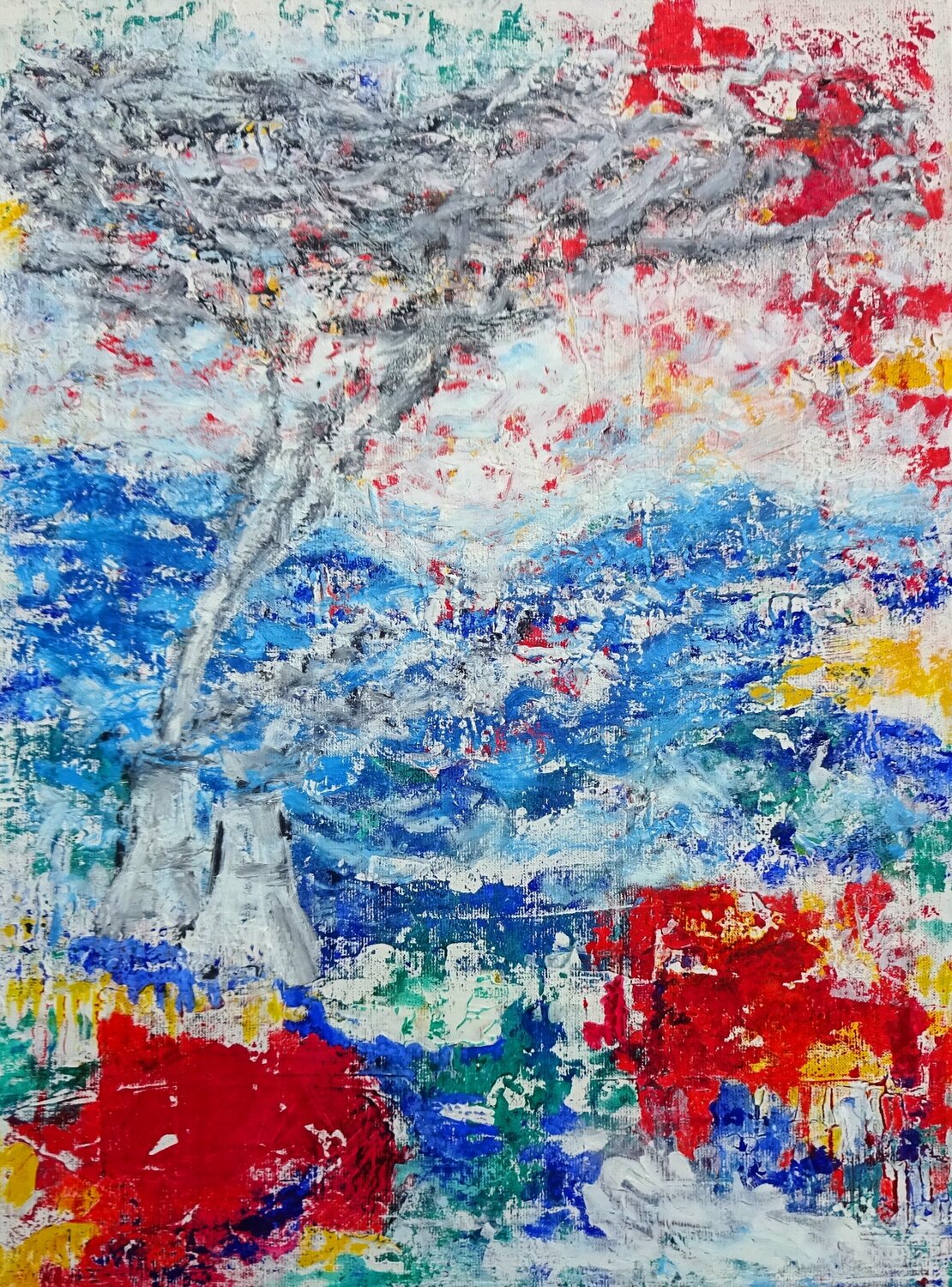 Climate Change Volker Mayr Original painting for sale
