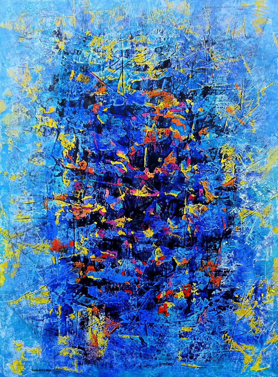 Space Patrol No.2 Volker Mayr Original painting for sale