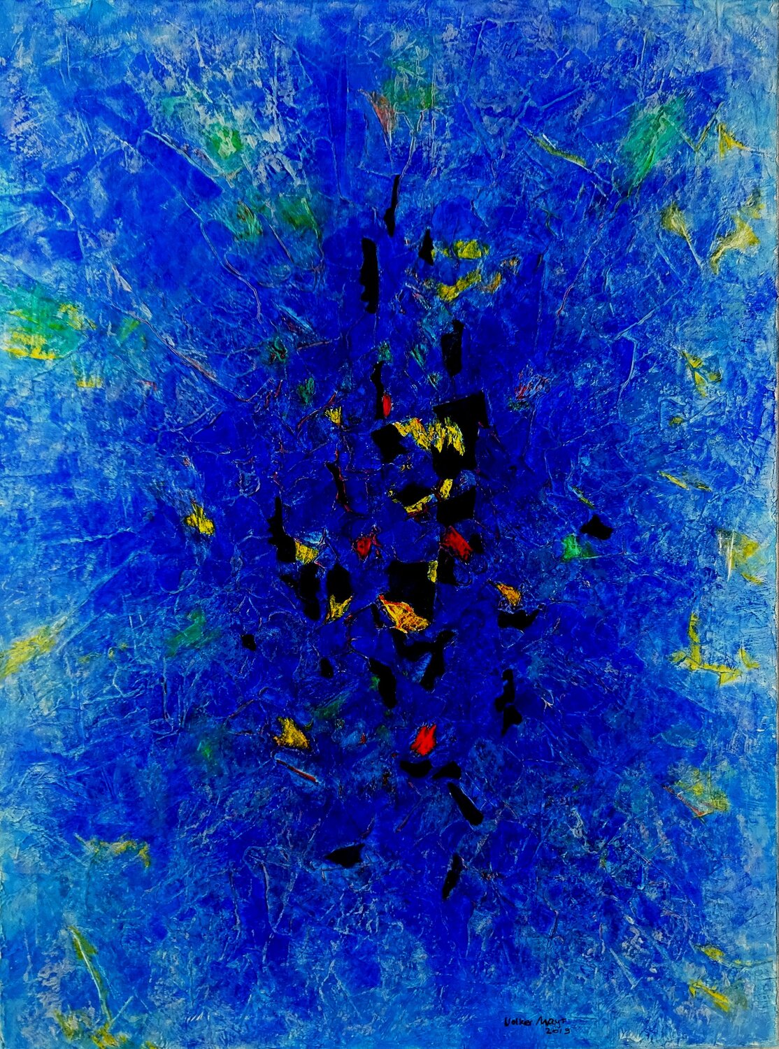 Space Patrol No. 3 Volker Mayr Original painting for sale
