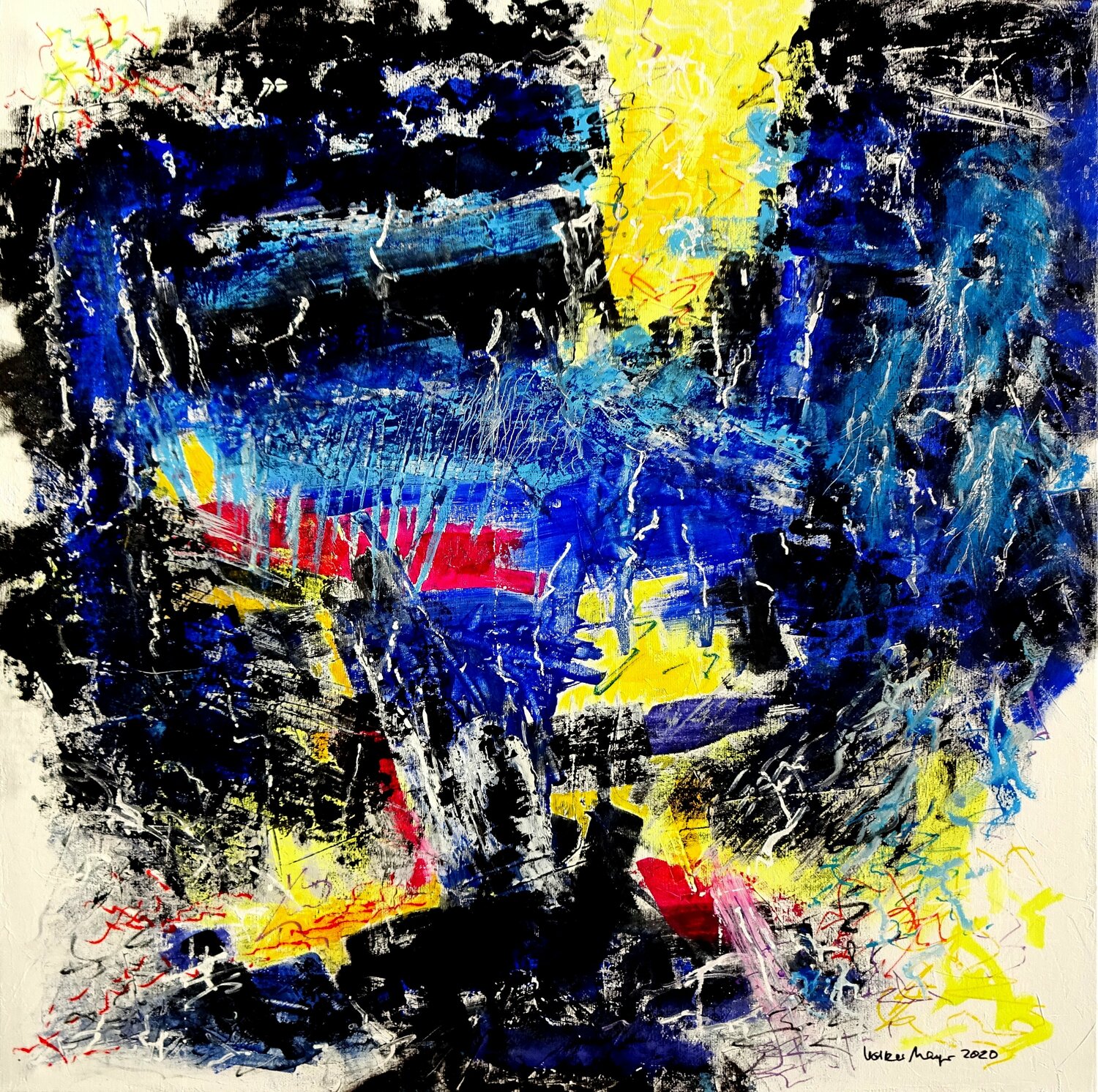 "Grace Under Pressure" Hemingway Volker Mayr Original painting for sale