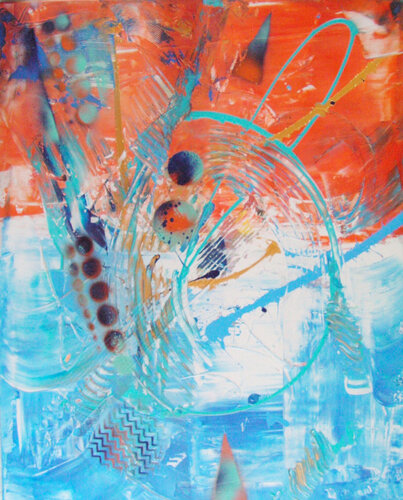Paradis by Elle BORY, Painting for Sale on Select