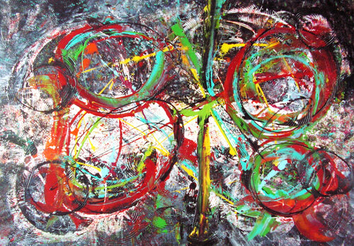 Ombre lune arc-en-ciel by Elle BORY, Painting for Sale on Select