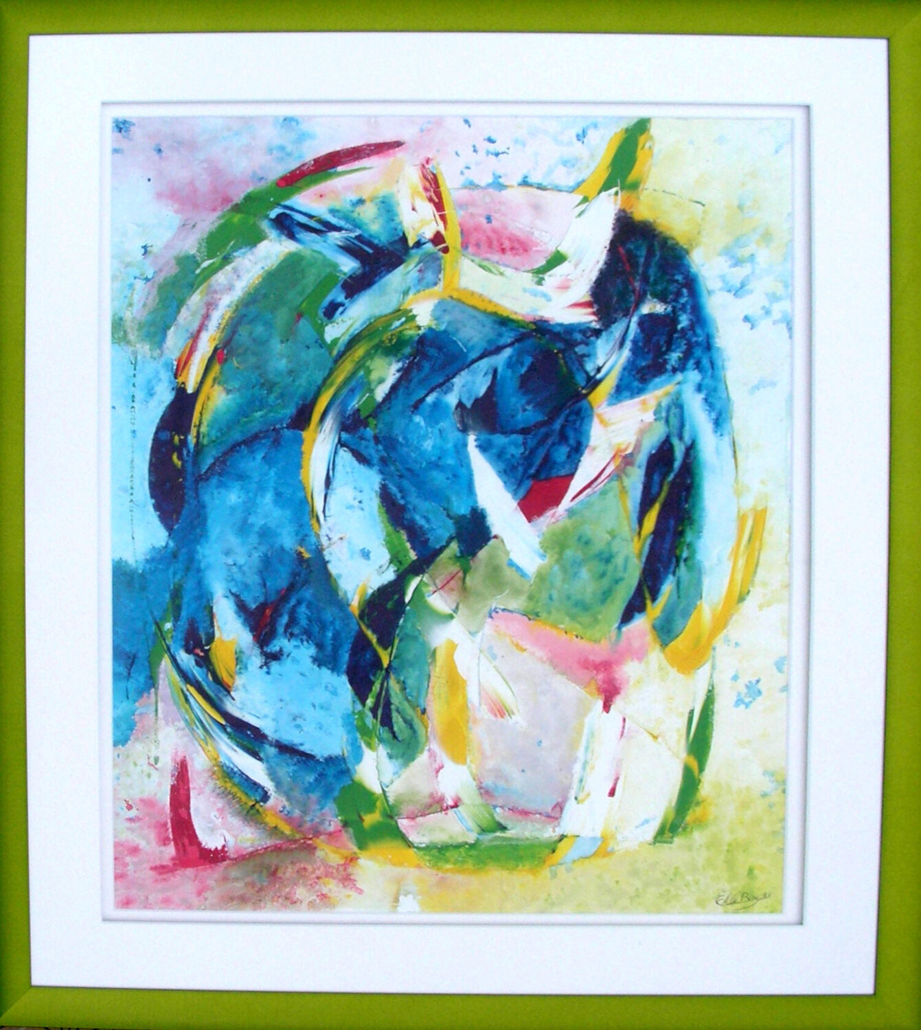 Eaggle's fly Elle BORY Original painting for sale