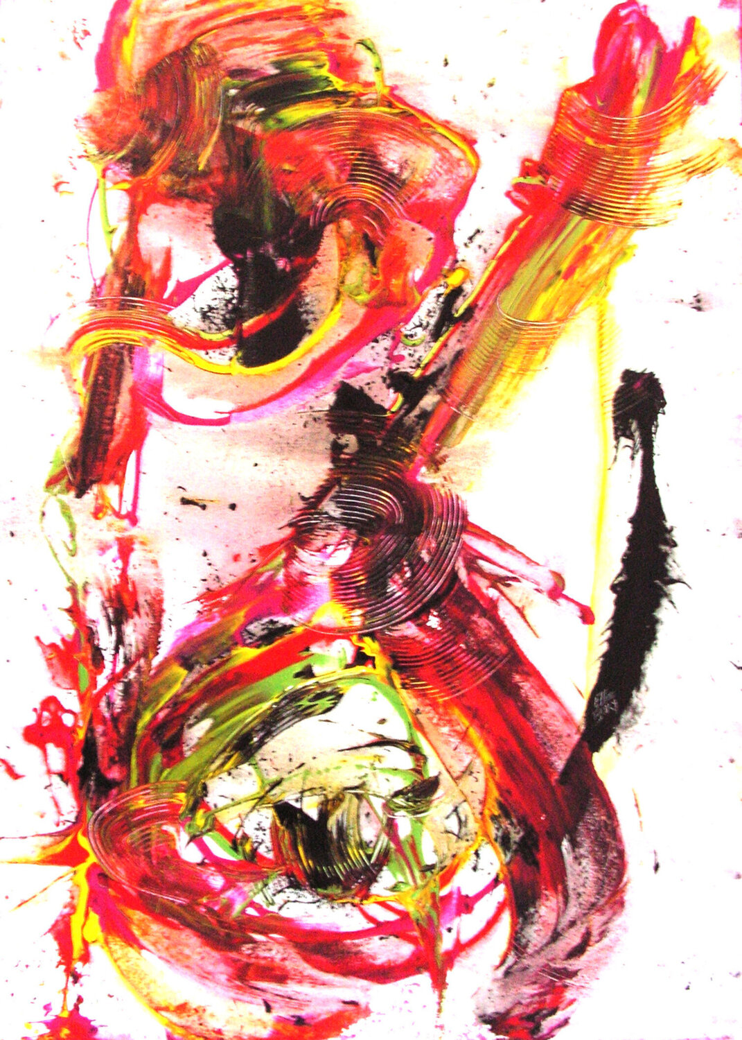 Madman Elle BORY Original painting for sale