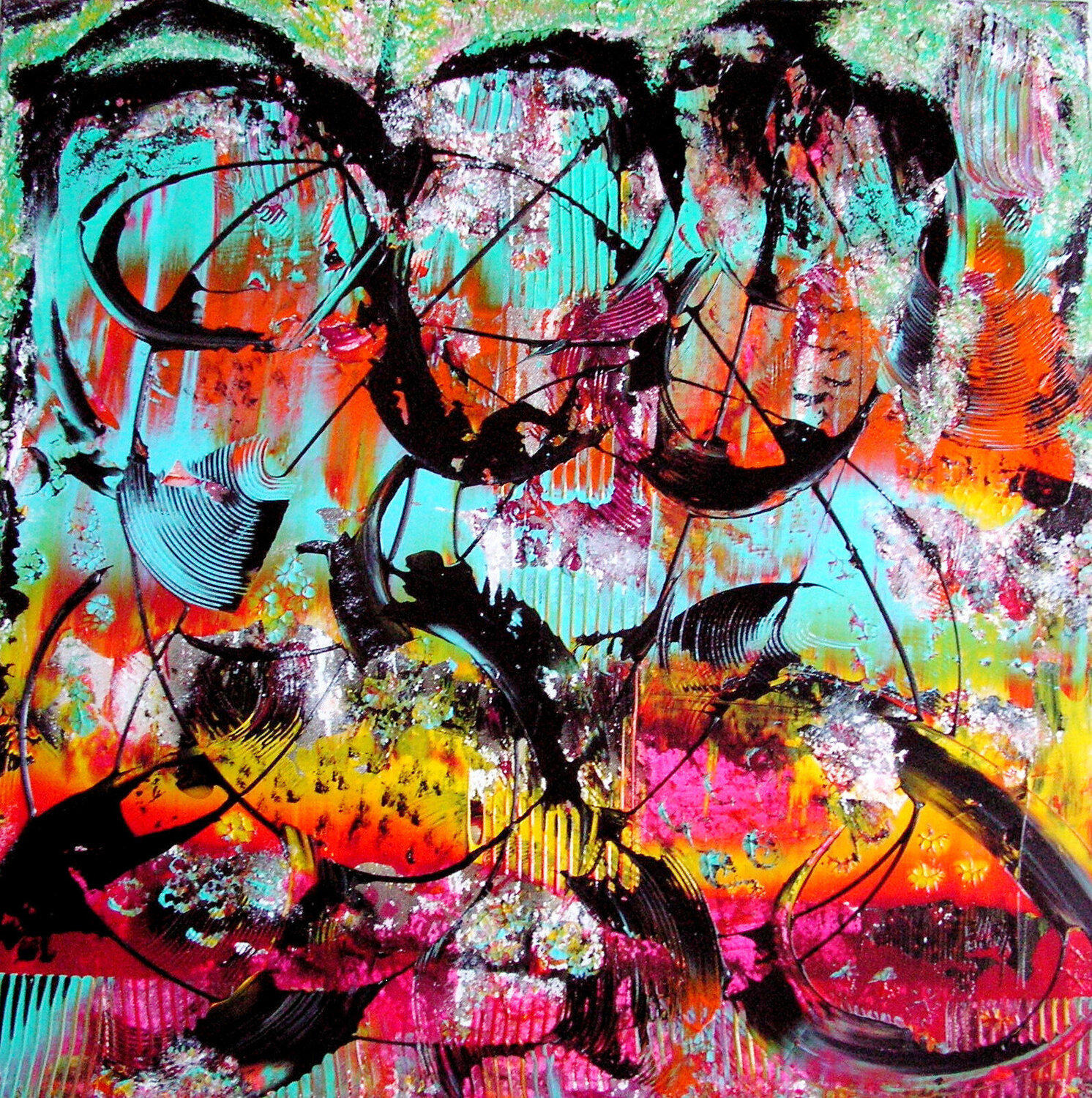 L'Il d'Elle Elle BORY Original painting for sale