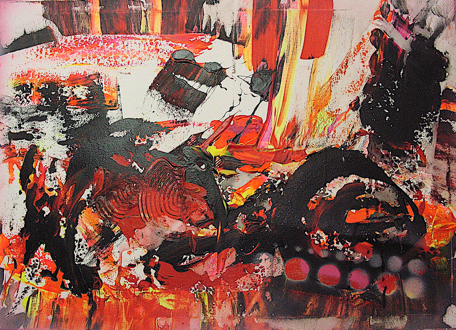 River of colors Elle BORY Original painting for sale