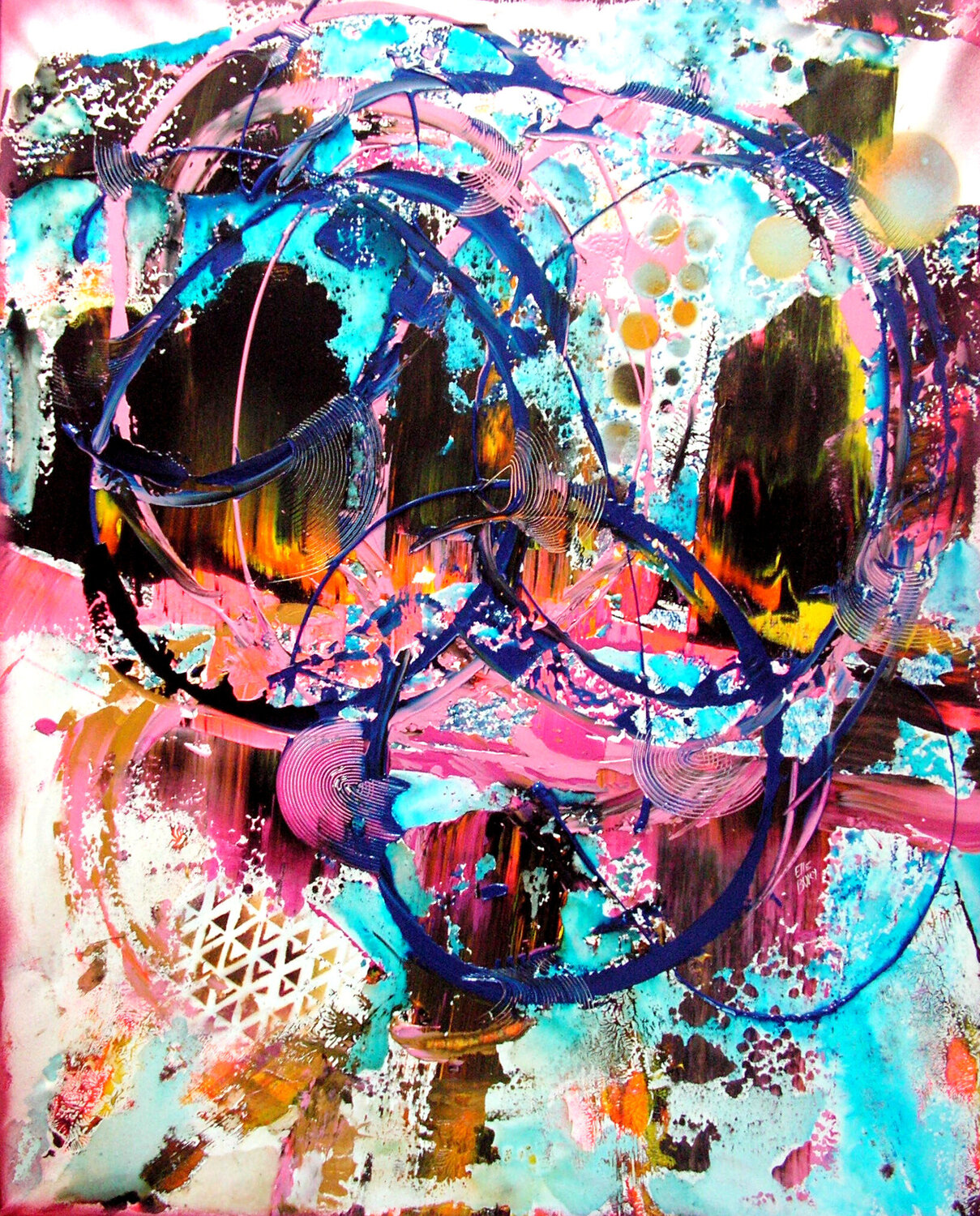 XoXo The World ! Elle BORY Original painting for sale