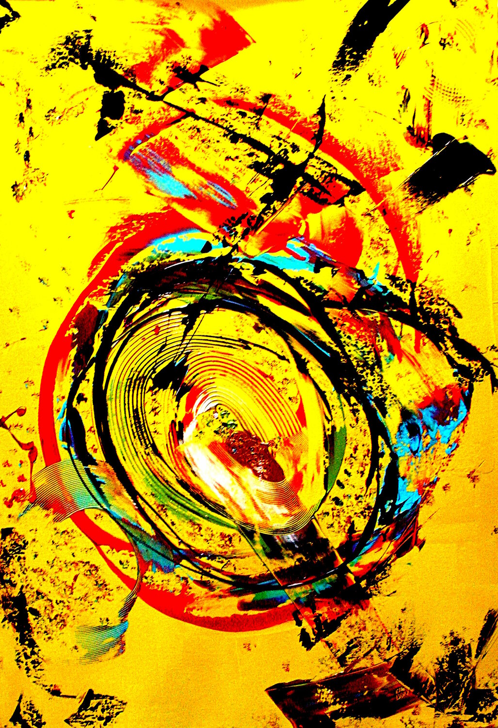 Absolom I Elle BORY Original painting for sale