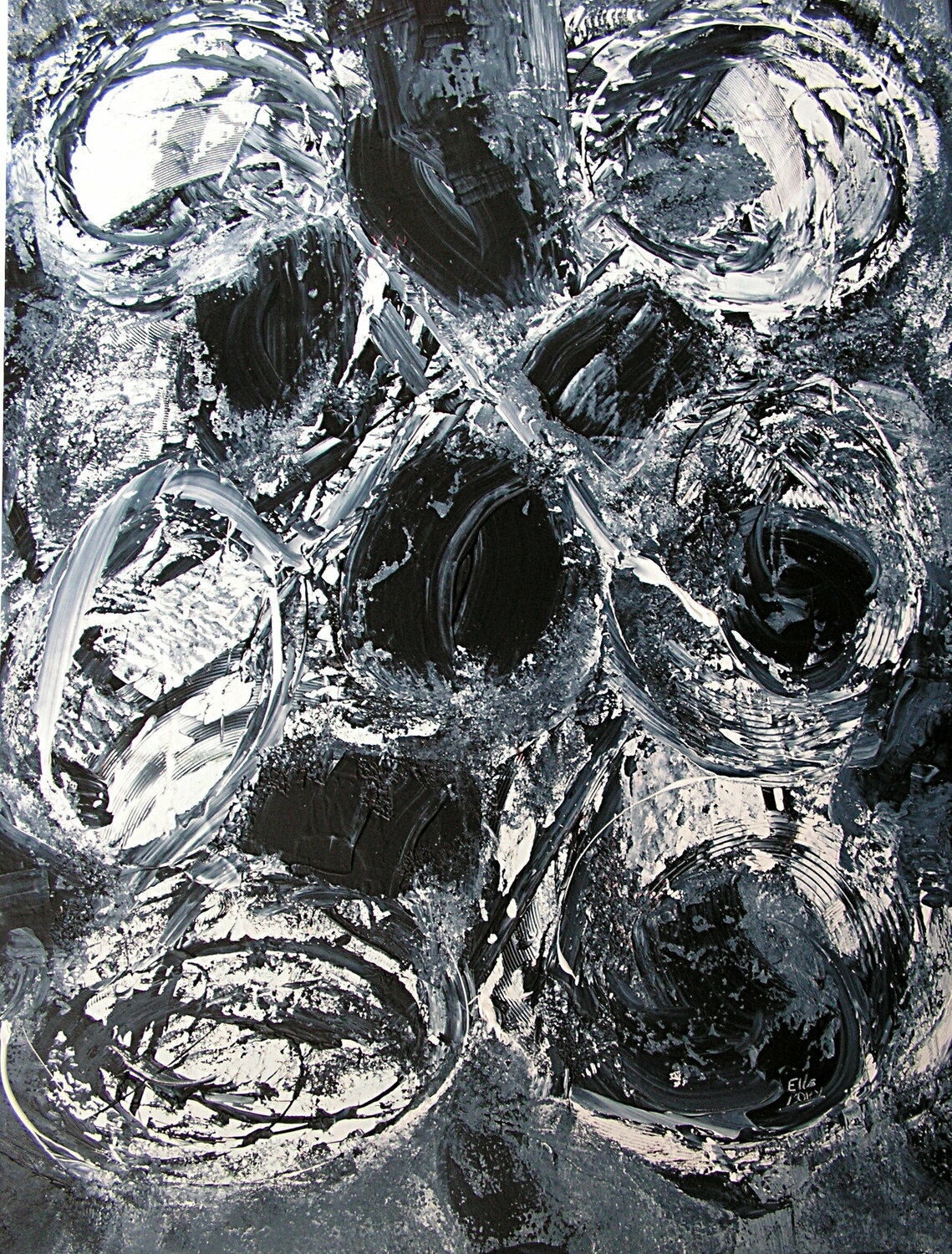 Perla Negra Elle BORY Original painting for sale