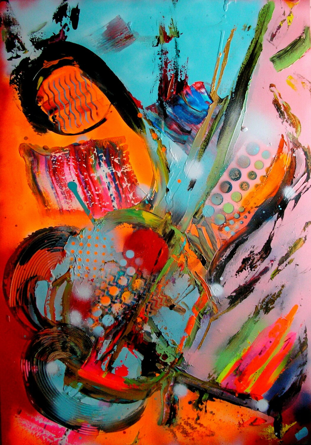 Civilisation Elle BORY Original painting for sale
