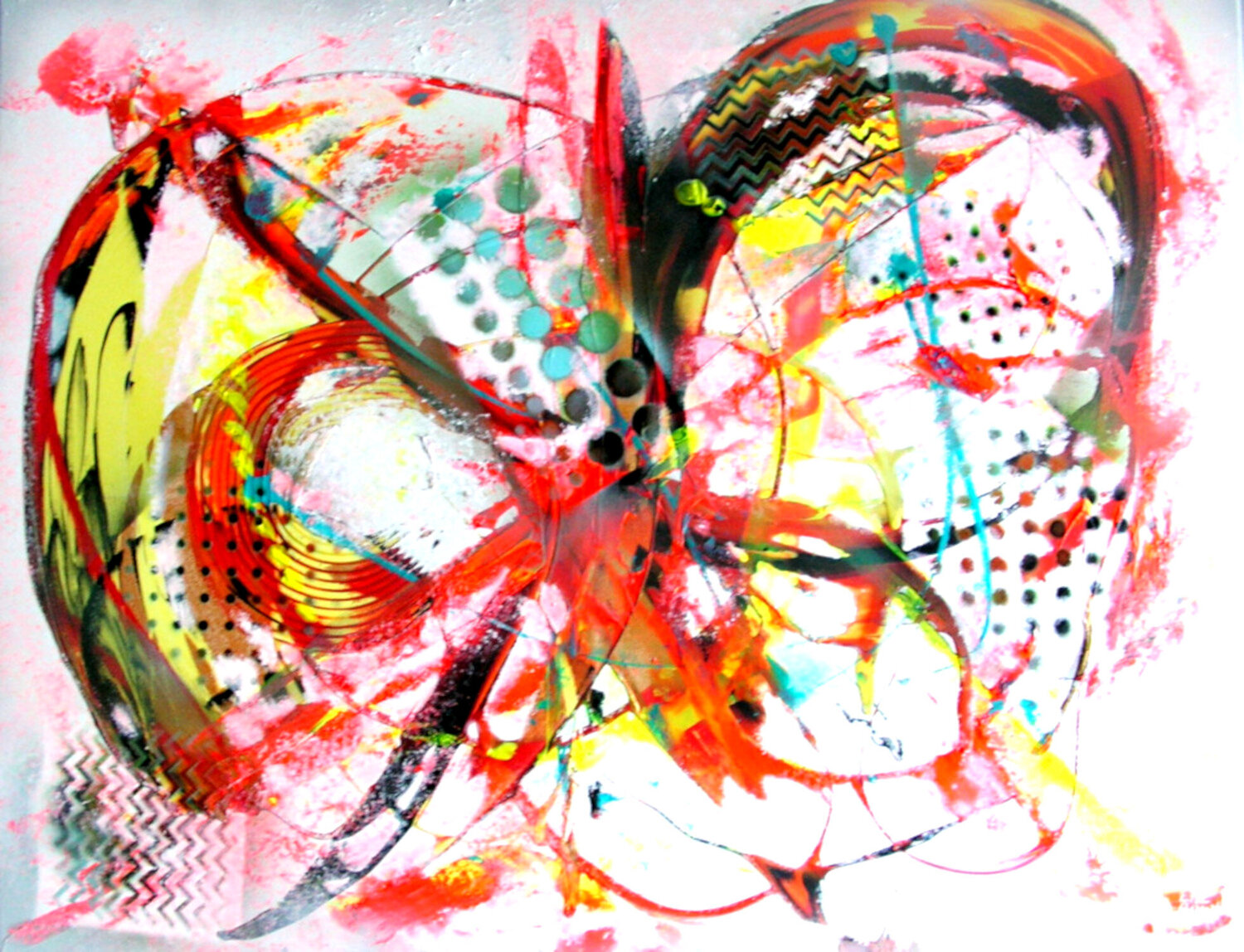 Imagine The World Elle BORY Original painting for sale