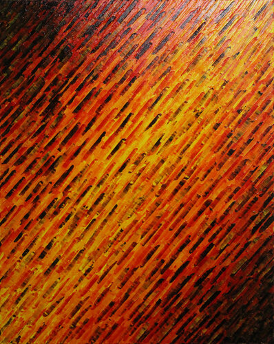 Grande texture couteau chaleureuse by Jonathan Pradillon, Painting for Sale on Select