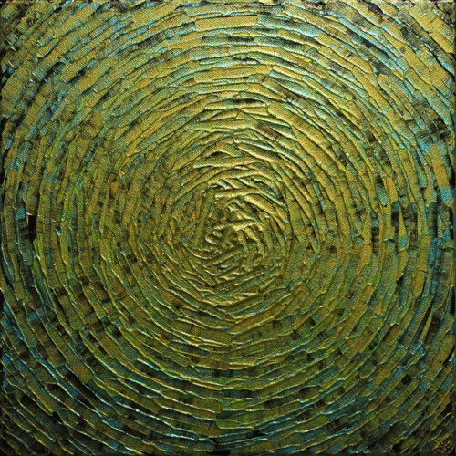 Éclat concentrique d'algues by Jonathan Pradillon, Painting for Sale on Select
