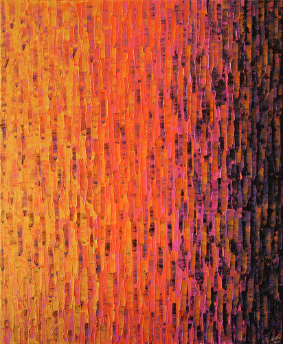 Dégradé or orange rose by Jonathan Pradillon, Painting for Sale on Select