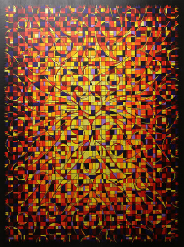 Fragmentation chatoyante by Jonathan Pradillon, Painting for Sale on Select
