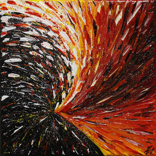 Éruption de chaleur by Jonathan Pradillon, Painting for Sale on Select