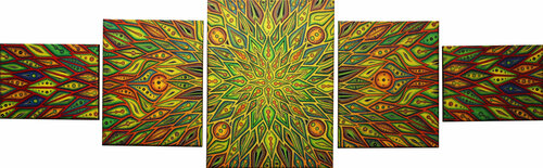 Diffusion colorée by Jonathan Pradillon, Painting for Sale on Select