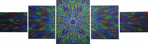 Diffusion bleutée by Jonathan Pradillon, Painting for Sale on Select