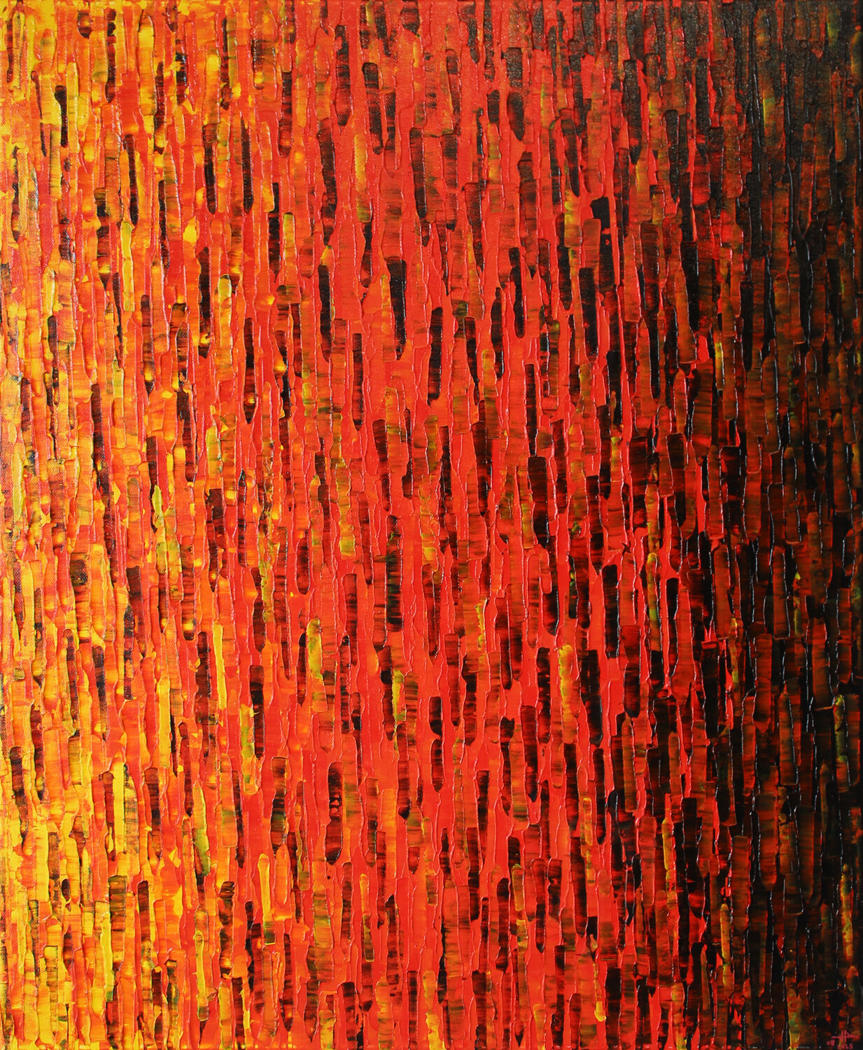 Dégradé chaleureux Jonathan Pradillon Original painting for sale