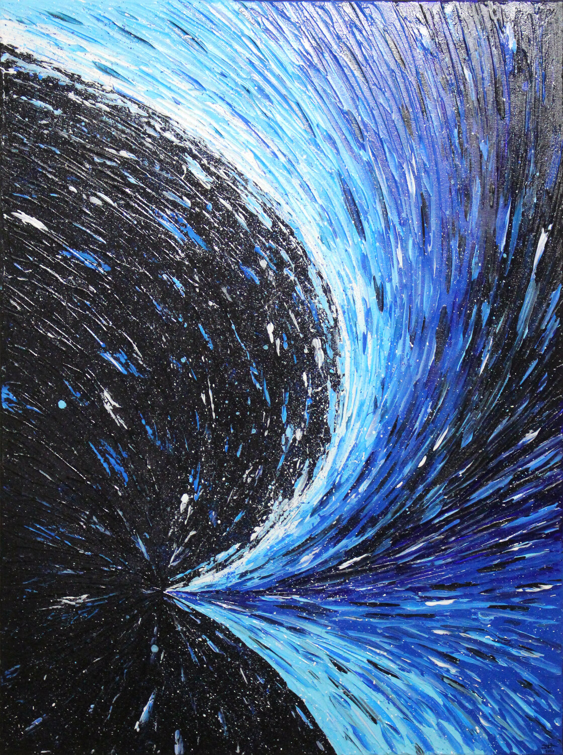 Éruption de fraîcheur Jonathan Pradillon Original painting for sale