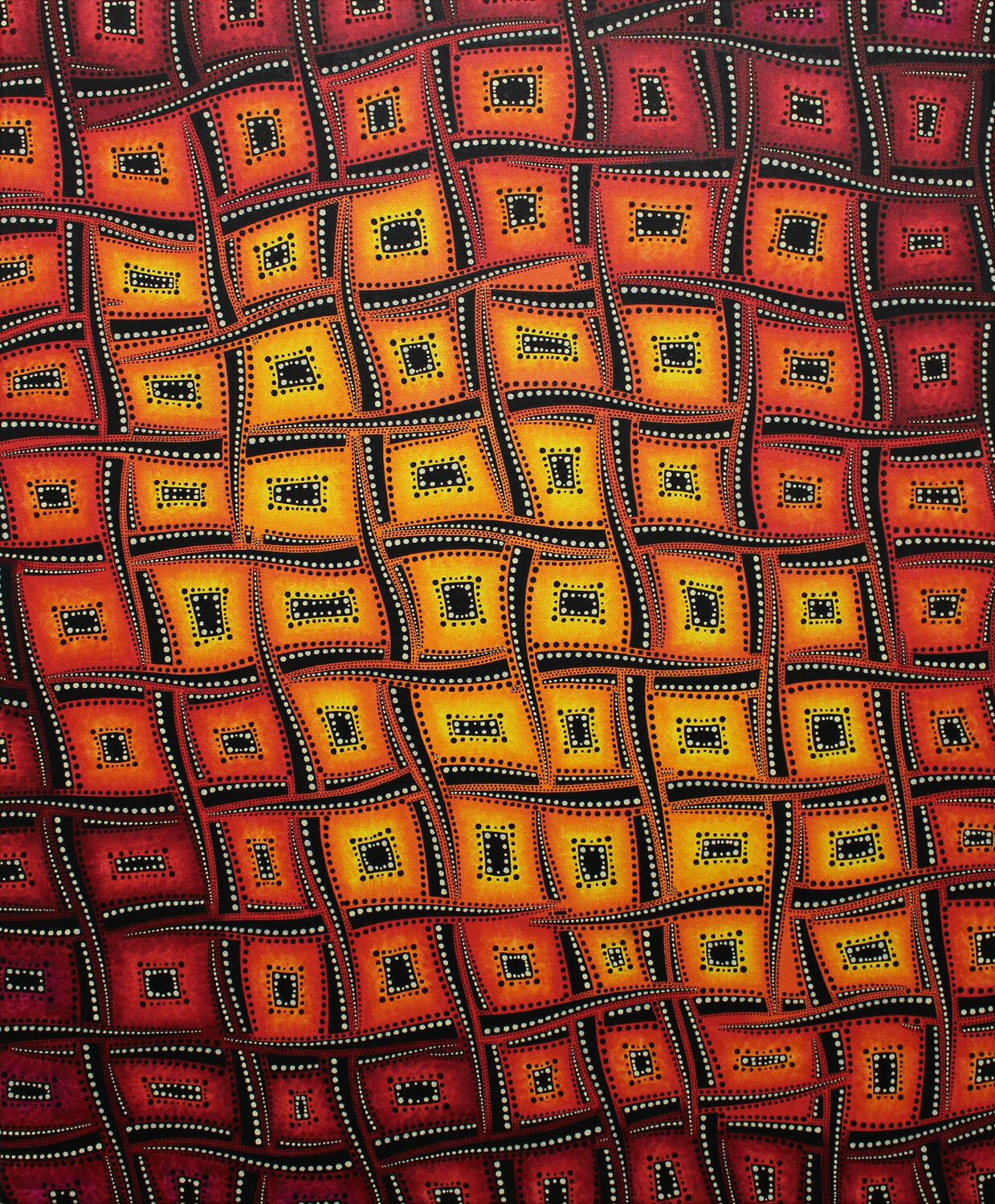 Mouvements de couleurs flamboyantes Jonathan Pradillon Original painting for sale