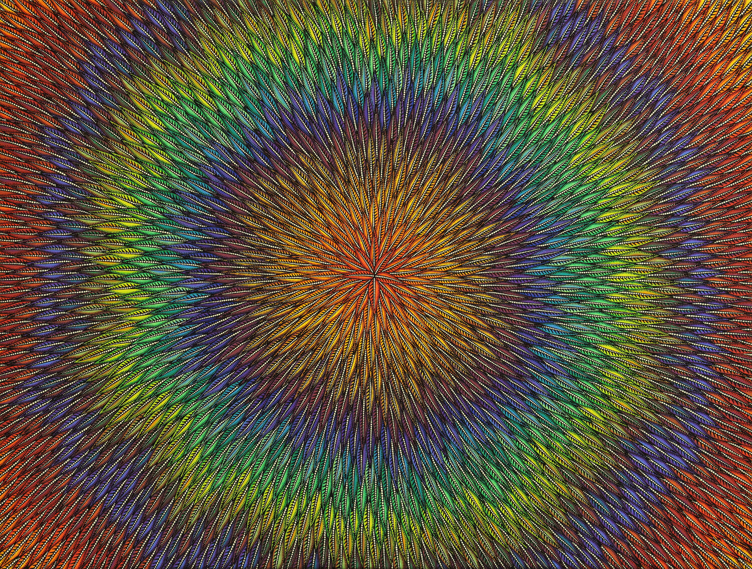 Réfraction Jonathan Pradillon Original painting for sale
