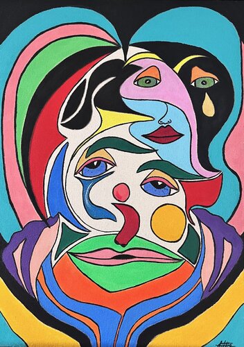 Fragmentos de Coração by Philippe Seigle, Painting for Sale on Select