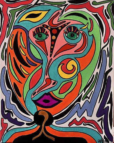 La Gardienne de l’âme by Philippe Seigle, Painting for Sale on Select