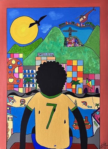 7 da sorte by Philippe Seigle, Painting for Sale on Select
