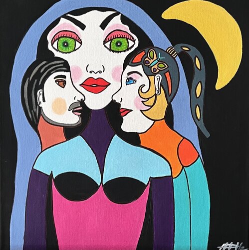 Au cœur de la rivalité by Philippe Seigle, Painting for Sale on Select