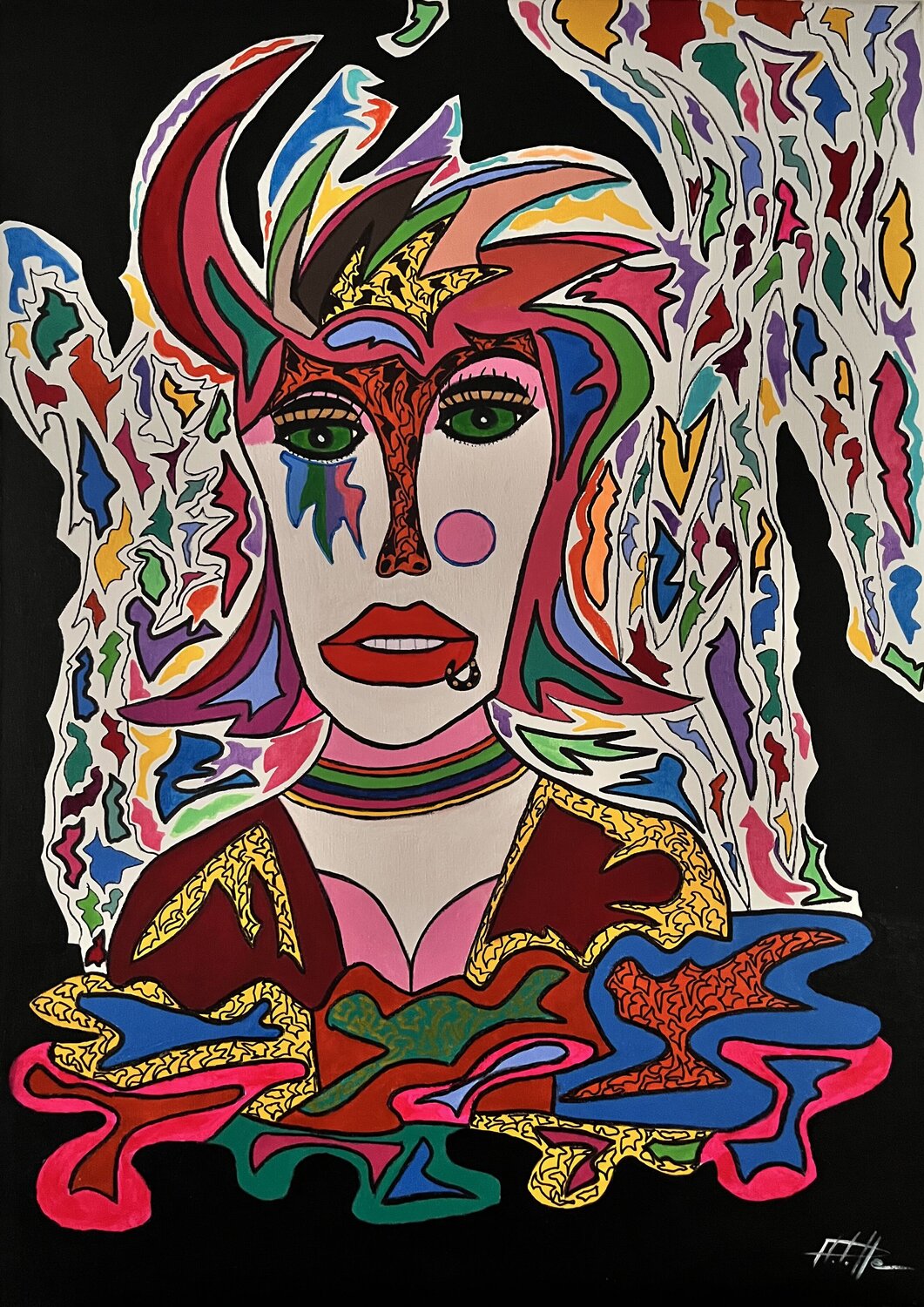 “Destello efímero de ella” Philippe Seigle Original painting for sale