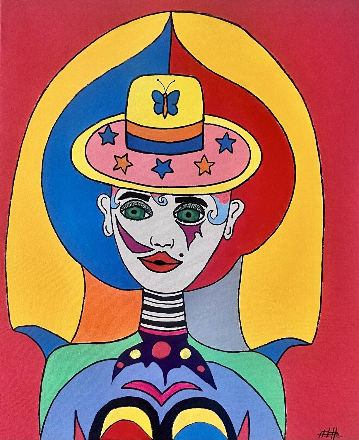 Le maître des instants Philippe Seigle Original painting for sale