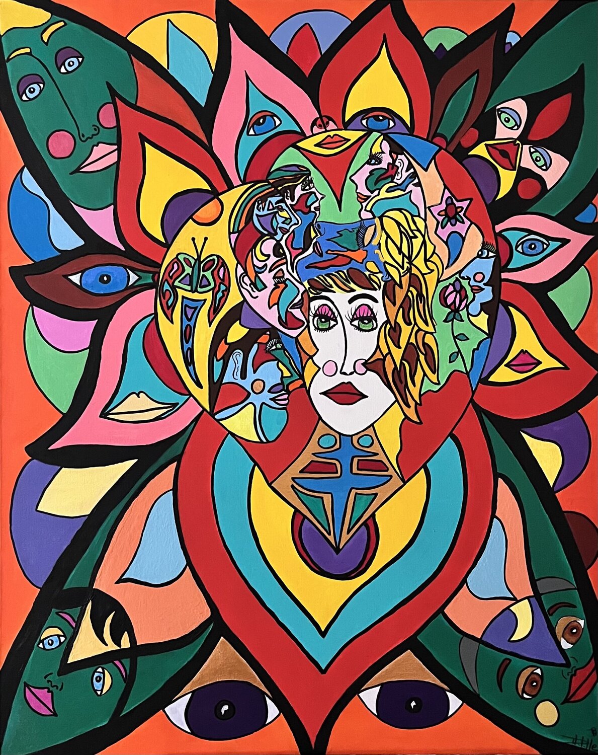 Miroirs de l’âme Philippe Seigle Original painting for sale