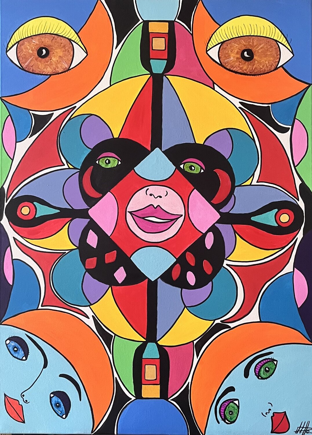 La mécanique du rêve Philippe Seigle Original painting for sale