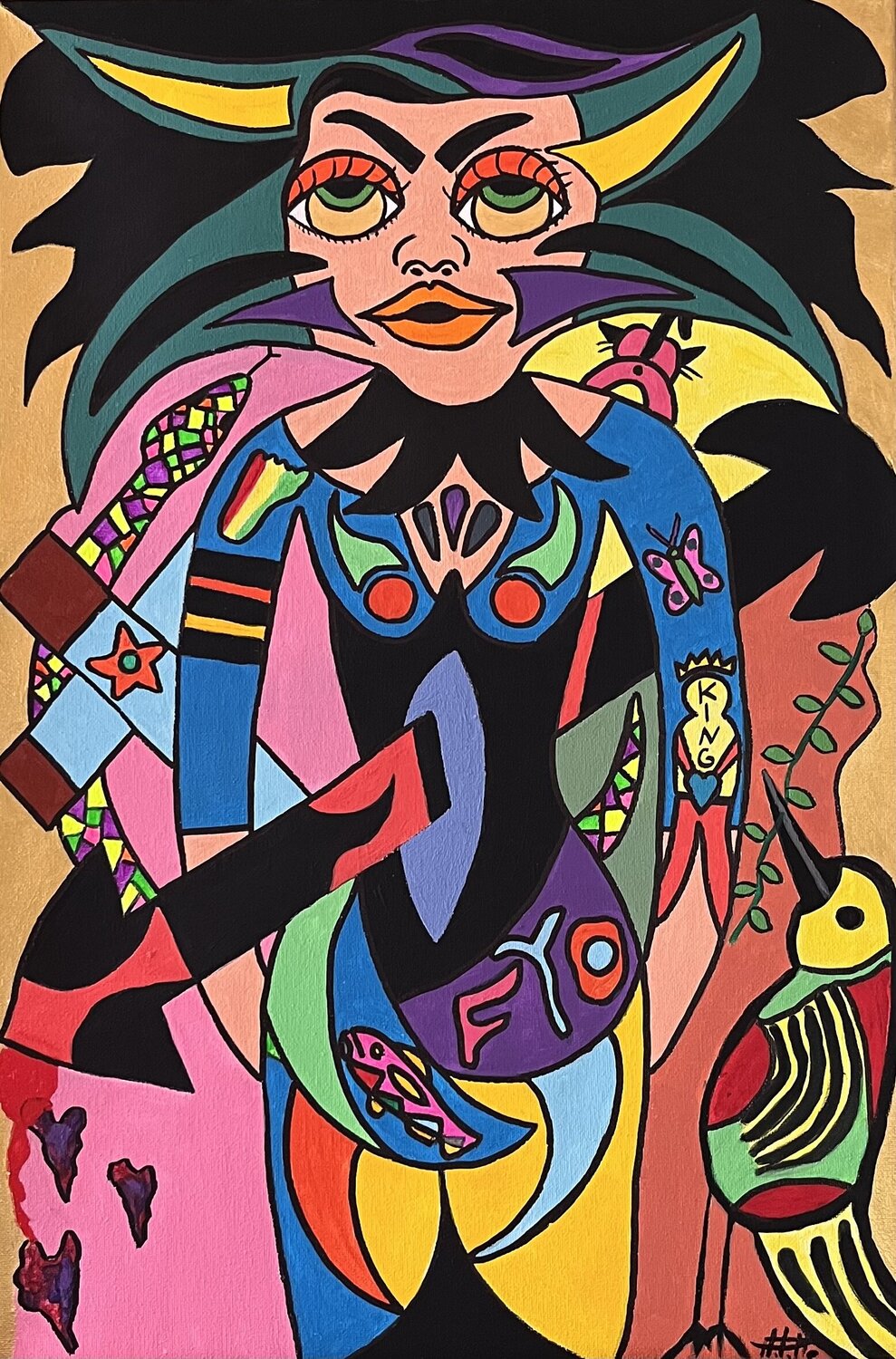 Libre malgré le monde Philippe Seigle Original painting for sale