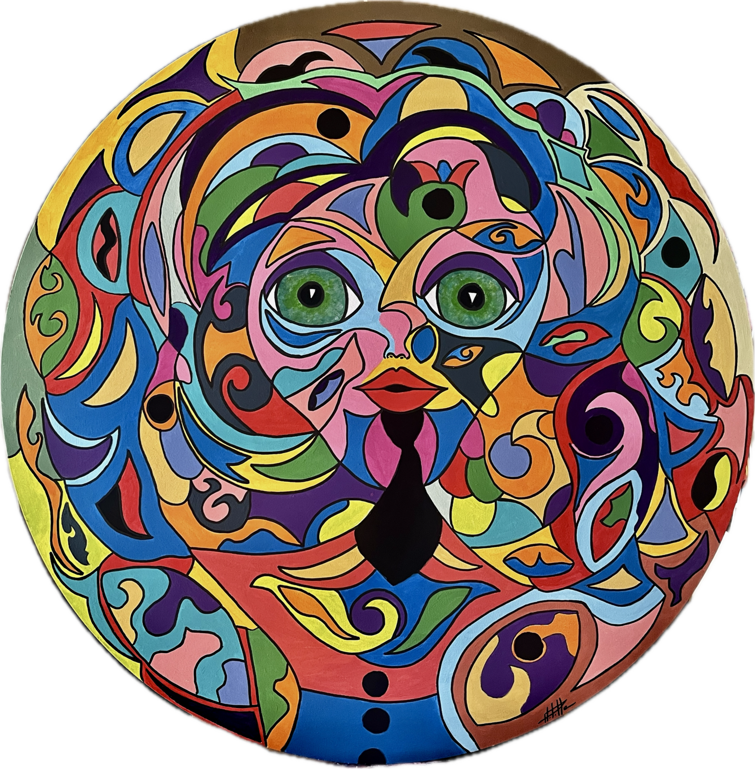 L’amour hypnotique Philippe Seigle Original painting for sale
