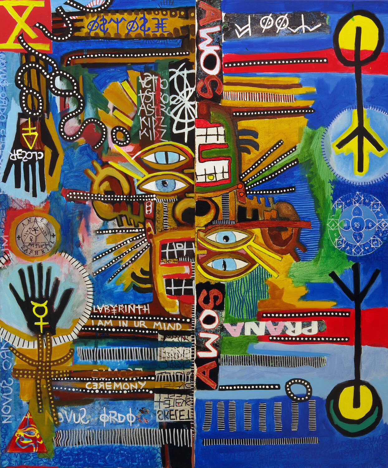 Tetris Pierre Ziegler Original painting for sale